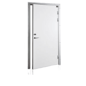 Puerta Plomada 0.8m con marco y herrajes